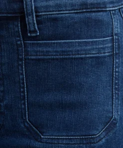 Frame Jeans^Le Slim Palazzo Modernist Pocket Wide Leg Jeans in Loner