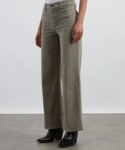 Frame Jeans^Le Slim Palazzo Modernist Pocket Jeans in Thyme