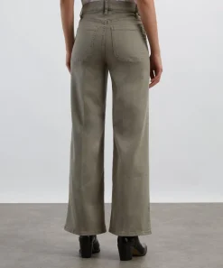 Frame Jeans^Le Slim Palazzo Modernist Pocket Jeans in Thyme