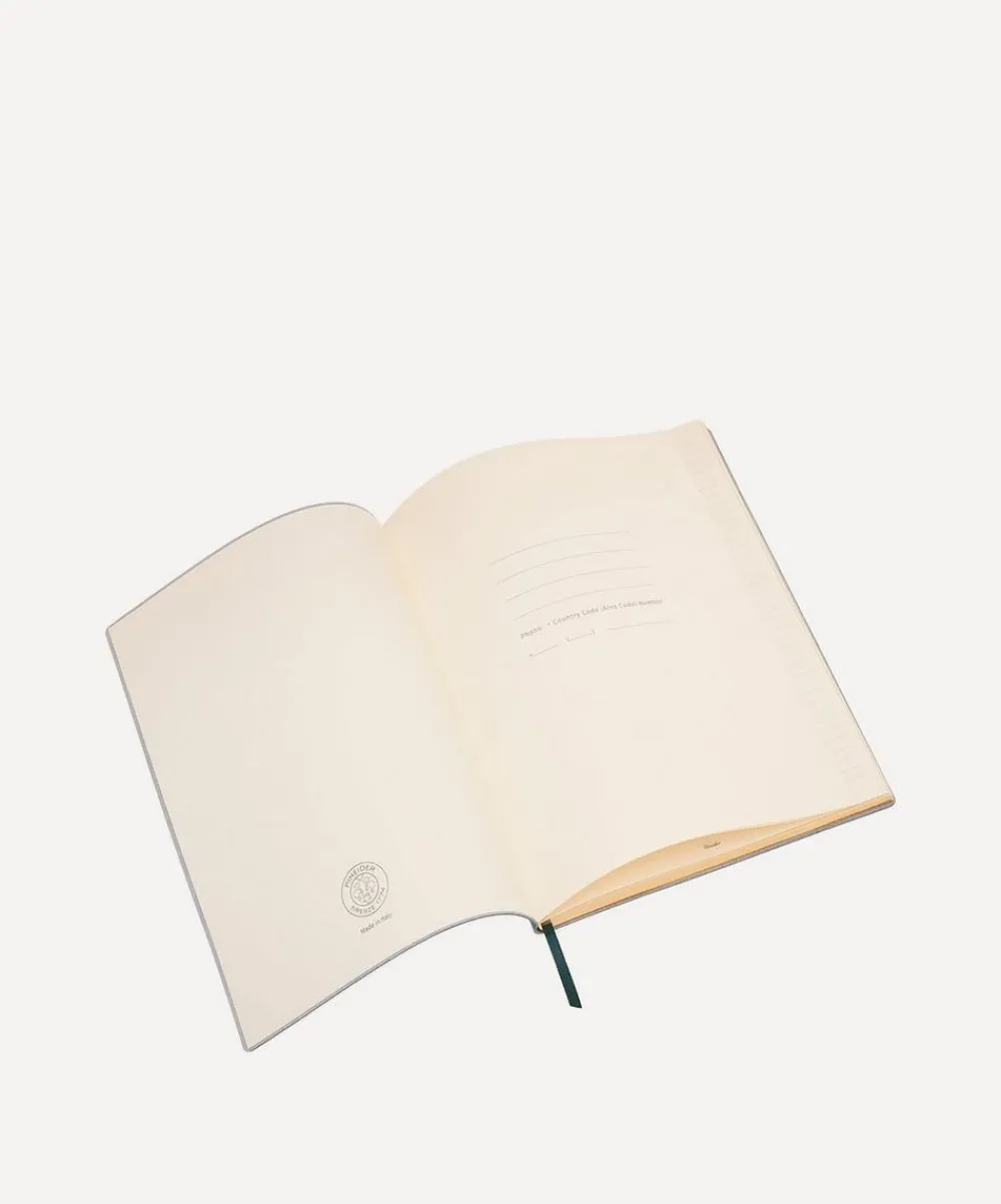 Pineider Stationery And Games^Leather Lined Milano Notebook