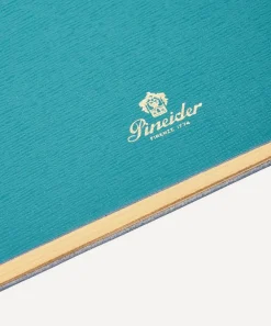 Pineider Stationery And Games^Leather Lined Milano Notebook