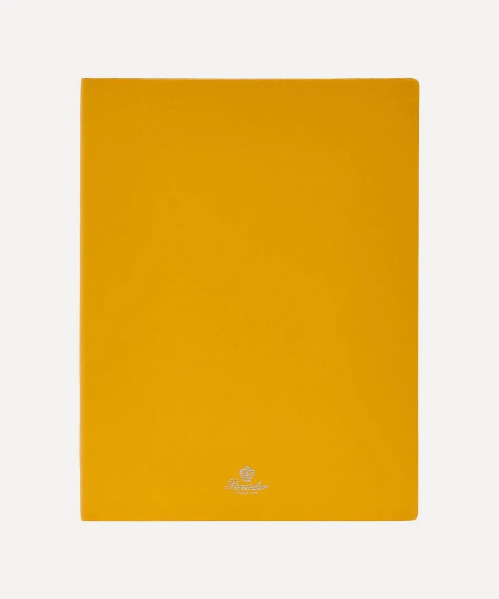 Pineider Stationery And Games^Leather Lined Milano Notebook