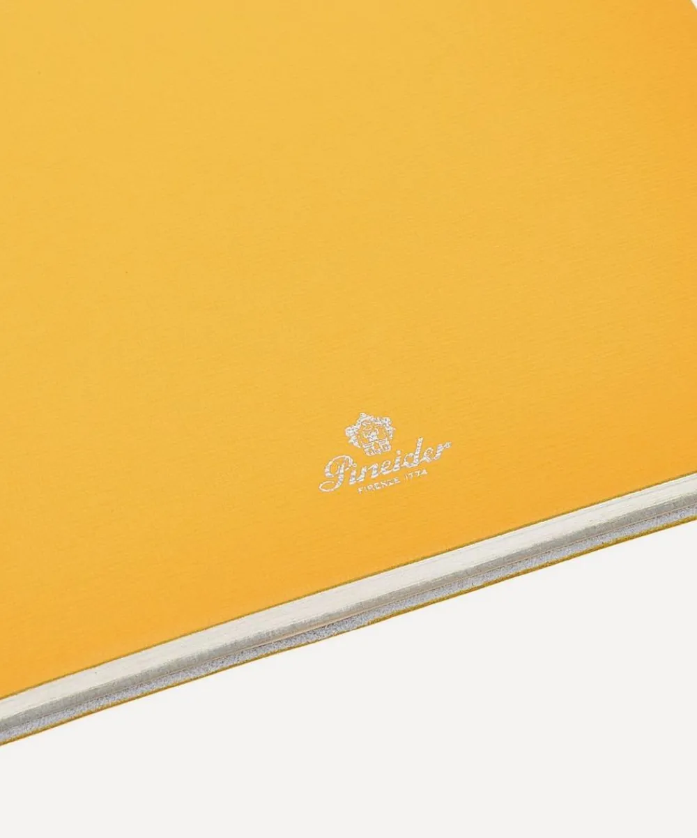 Pineider Stationery And Games^Leather Lined Milano Notebook