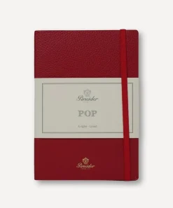 Pineider Stationery And Games^Leather Lined Pop Notebook