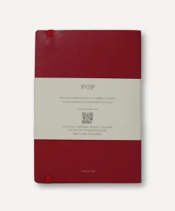 Pineider Stationery And Games^Leather Lined Pop Notebook