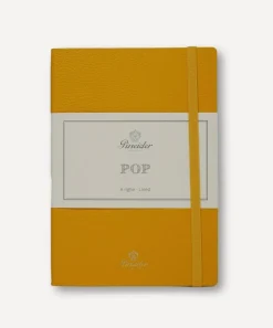 Pineider Stationery And Games^Leather Lined Pop Notebook