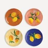 &Klevering Tableware|Kitchen^Lemon Full Colour Plate Set of Four