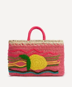 Kilometre Paris Bags^Lemon Undercover Medium Basket Bag