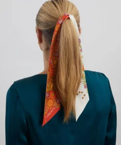 Liberty Scarves^Leo 5X88 Ribbonette Silk Scarf