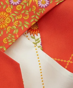 Liberty Scarves^Leo 5X88 Ribbonette Silk Scarf