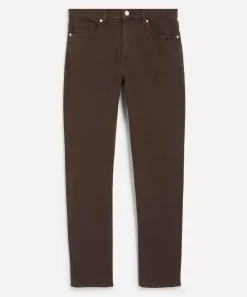 Frame Jeans^L’Homme Slim Jeans in Garage Dark Brown