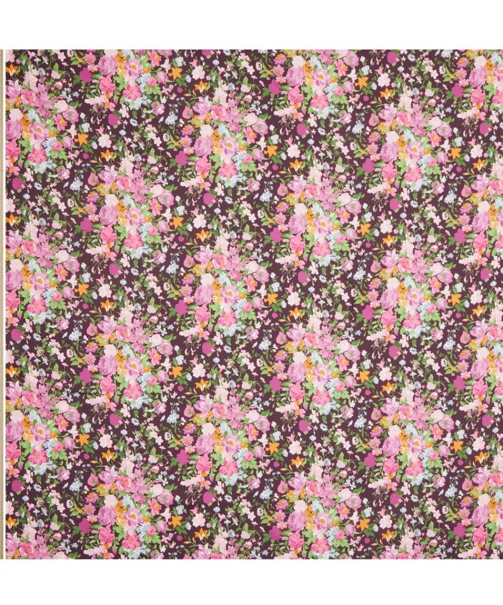Liberty Fabrics Monument Twill^x Bridgerton Bouquet Carnival Silk Twill