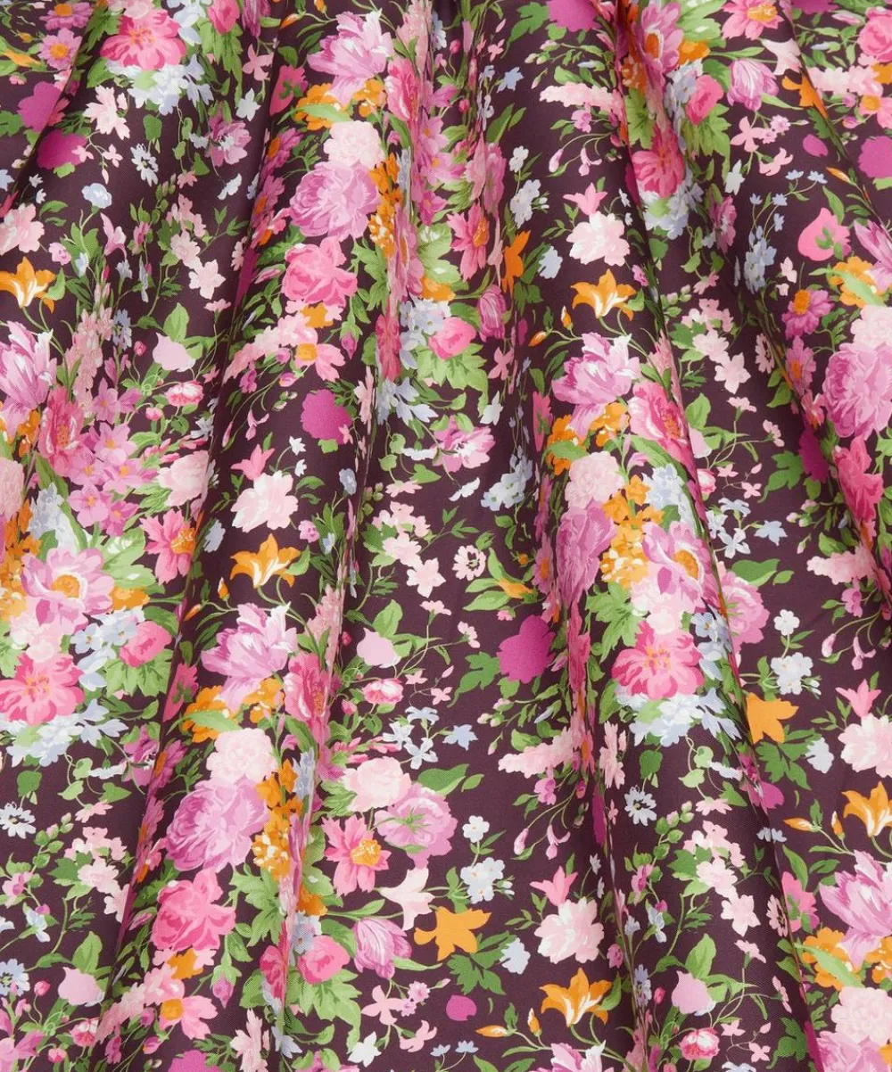 Liberty Fabrics Monument Twill^x Bridgerton Bouquet Carnival Silk Twill
