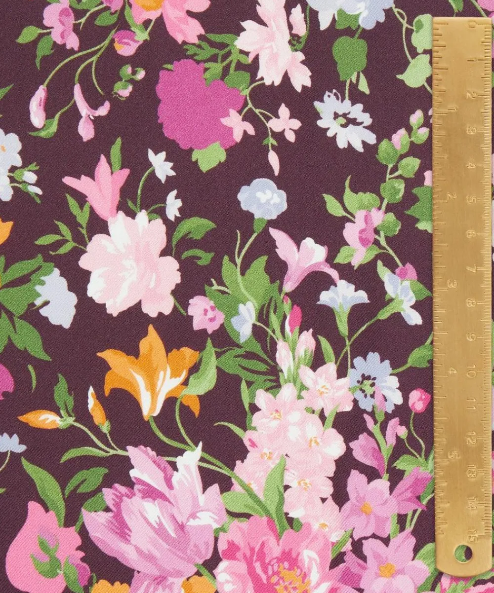 Liberty Fabrics Monument Twill^x Bridgerton Bouquet Carnival Silk Twill