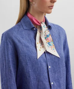 Liberty Scarves^Libra 5X88 Ribbonette Silk Scarf