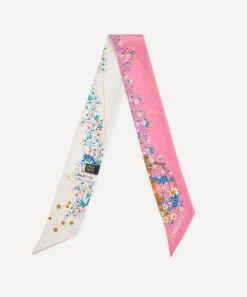 Liberty Scarves^Libra 5X88 Ribbonette Silk Scarf
