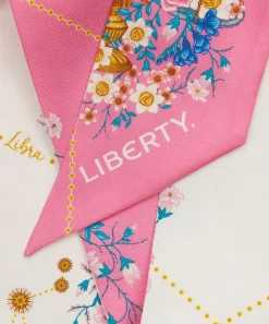 Liberty Scarves^Libra 5X88 Ribbonette Silk Scarf