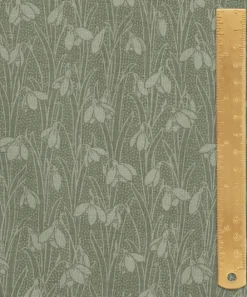 Liberty Fabrics Cotton For Quilting^Lichen Snowdrop Spot Lasenby Quilting Cotton