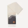 Loewe Scarves^Light Beige Jacquard Marble Alpaca-Blend Scarf