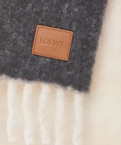 Loewe Scarves^Light Beige Jacquard Marble Alpaca-Blend Scarf