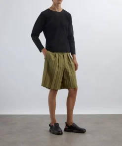HOMME PLISSÉ ISSEY MIYAKE Knitwear & Sweats^LIGHT MESH Black Top