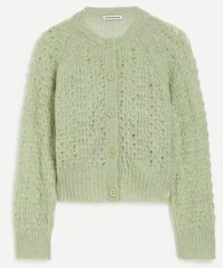 YMC Knitwear^Lime Foxtail Cardigan