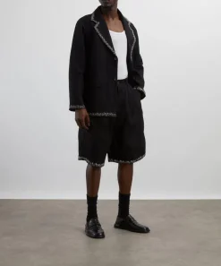 Kartik Research Shorts^Linen Pleated Shorts