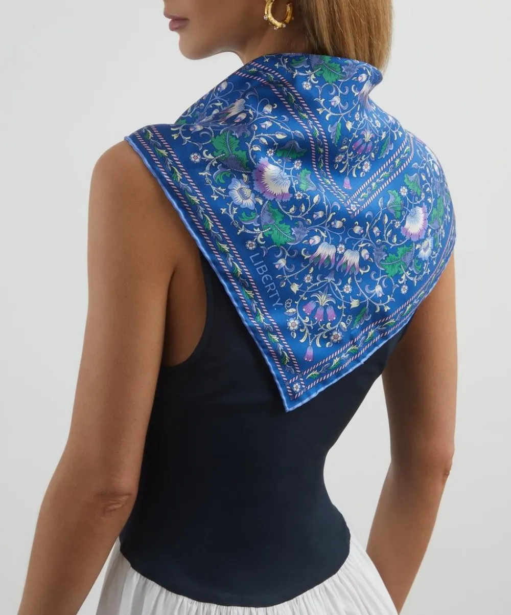 Liberty Scarves^Lodden 70 x 70 Silk Scarf