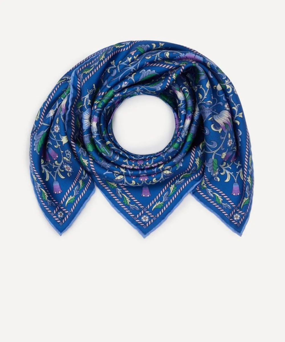 Liberty Scarves^Lodden 70 x 70 Silk Scarf