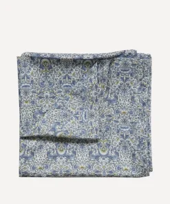 Coco & Wolf Bedding^Lodden China Blue Single Flat Sheet
