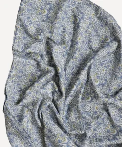 Coco & Wolf Bedding^Lodden China Blue Single Flat Sheet