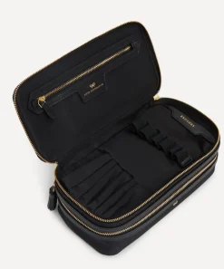 Anya Hindmarch Purses & Pouches^Logo Black Make-Up Pouch