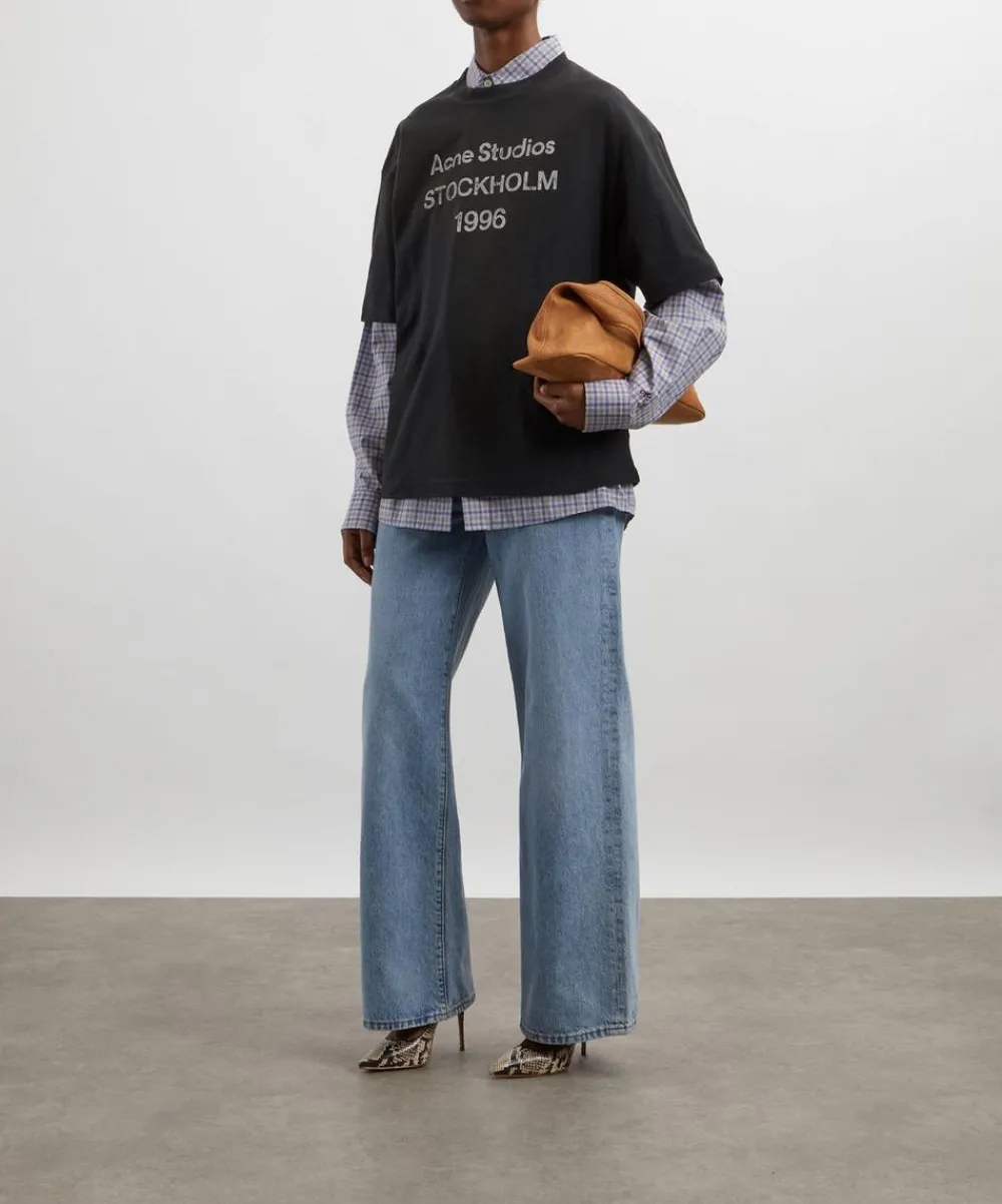 Acne Studios Tops^Logo T-Shirt