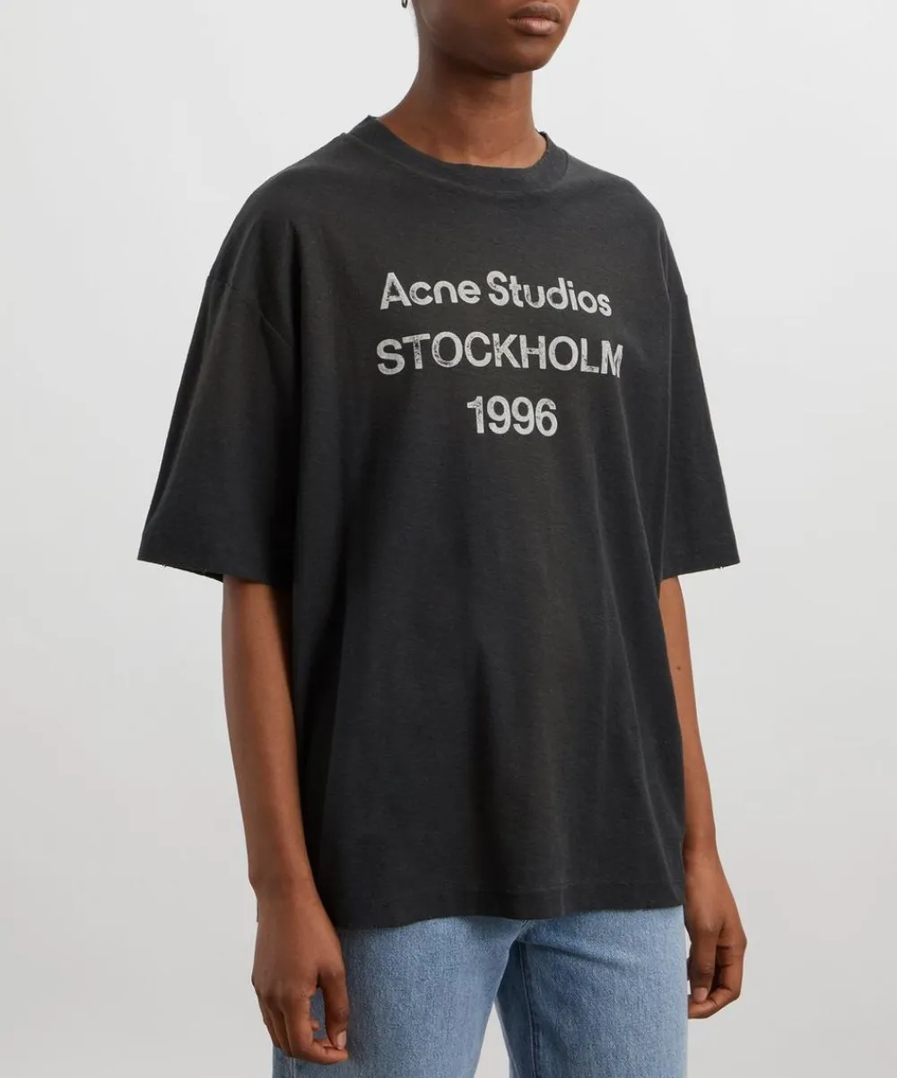 Acne Studios Tops^Logo T-Shirt