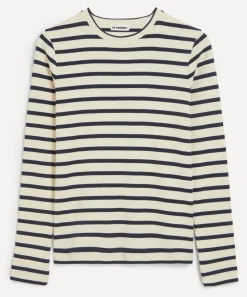 Jil Sander Tops^Long-Sleeve Striped Top