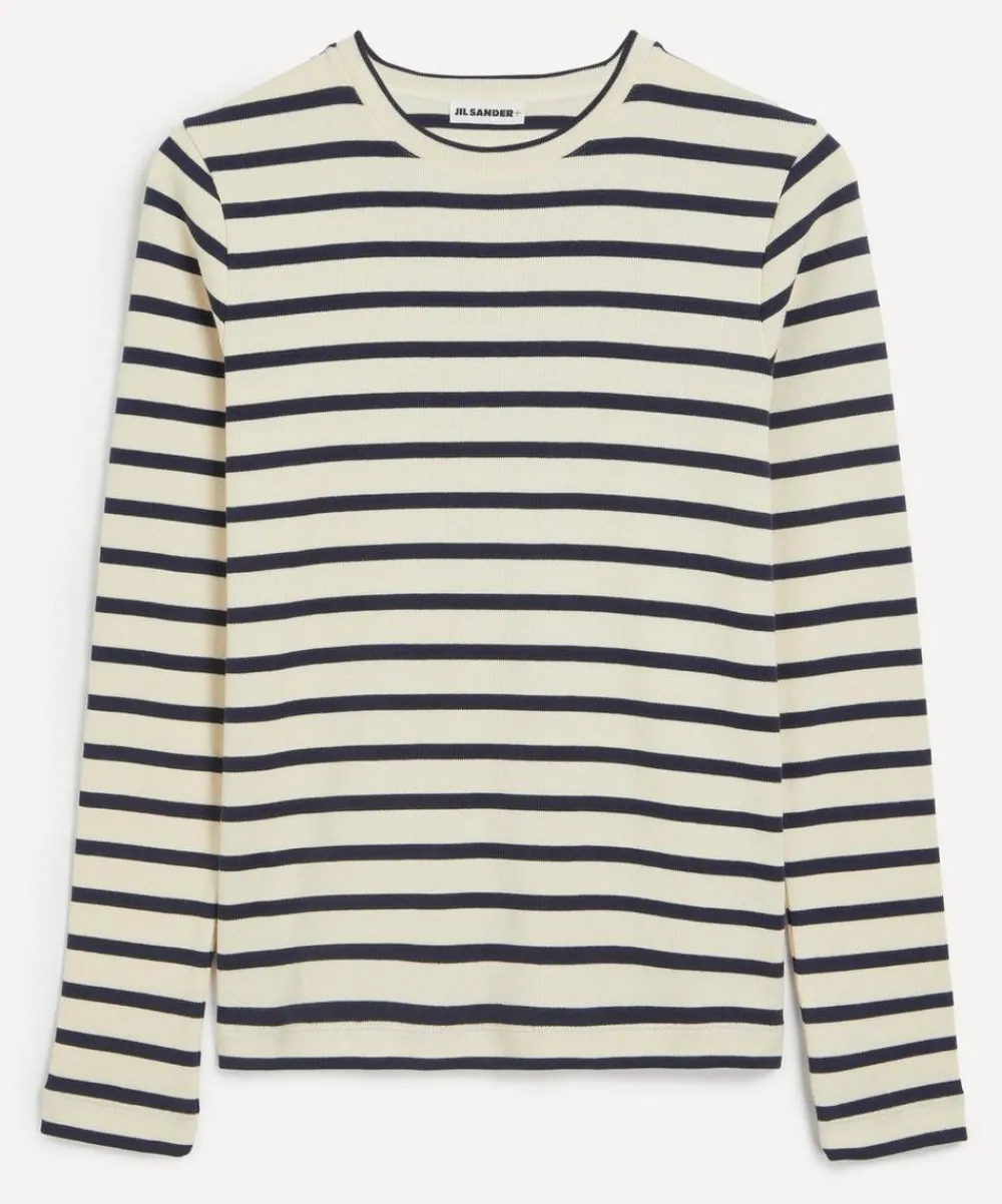 Jil Sander Tops^Long-Sleeve Striped Top