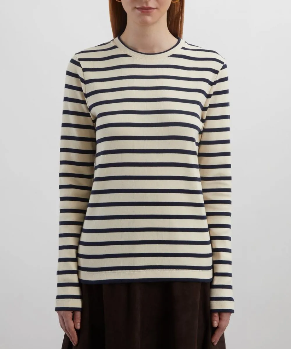 Jil Sander Tops^Long-Sleeve Striped Top
