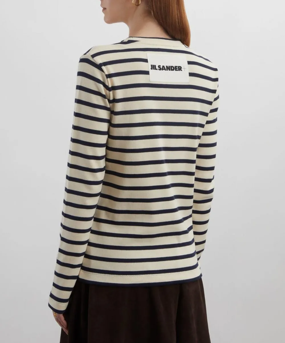 Jil Sander Tops^Long-Sleeve Striped Top