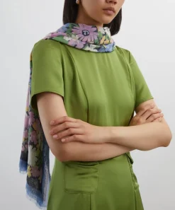 Liberty Scarves^Lord Thorpe 140x140 Modal-Cashmere Scarf