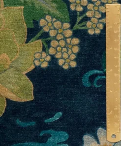 Liberty Interiors Furnishing Fabrics|Furnishing Fabrics^Lotus Garden Downley Velvet in Jade
