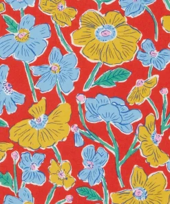 Liberty Fabrics Poplin^Louies Poppies Cotton Poplin