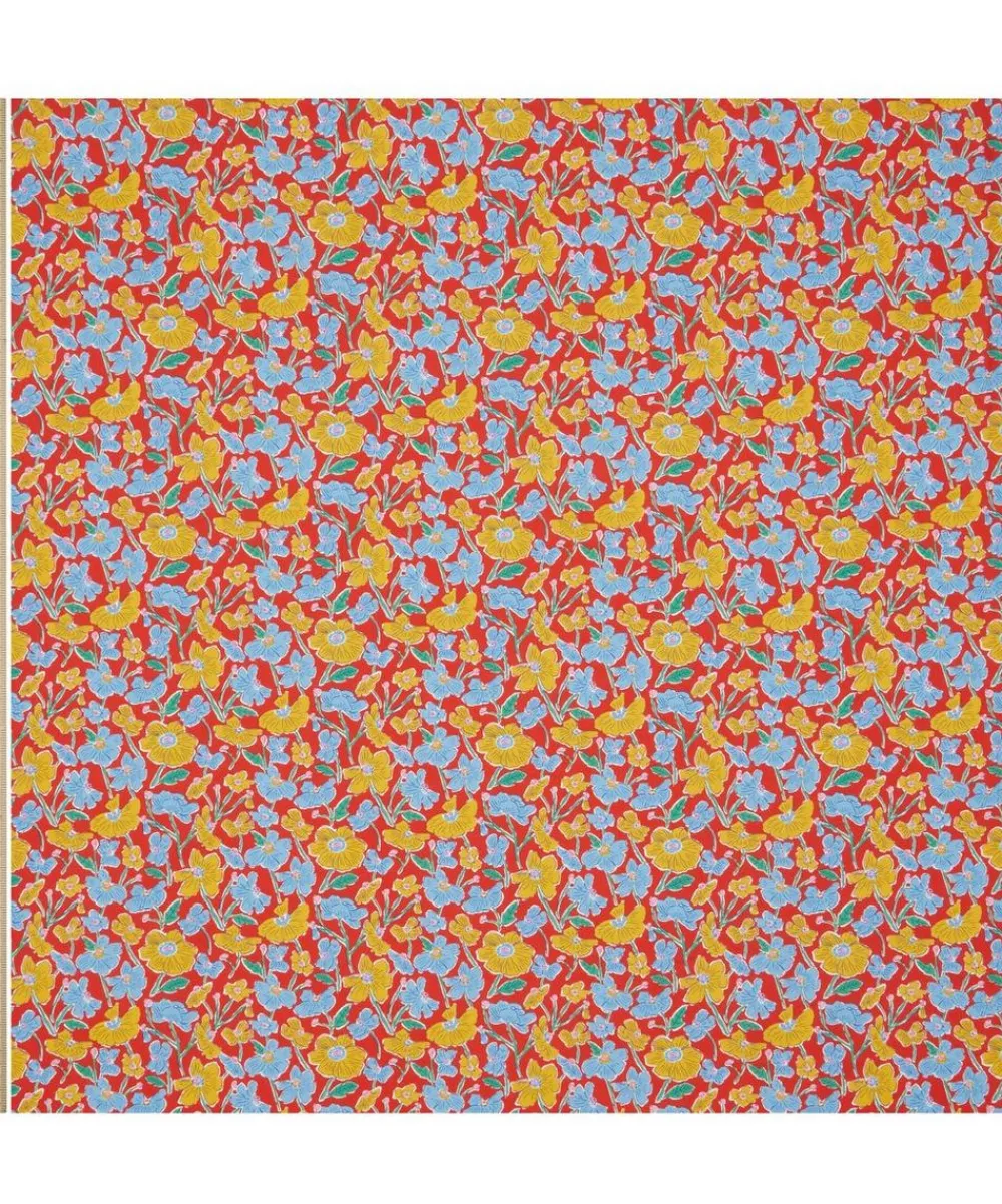 Liberty Fabrics Poplin^Louies Poppies Cotton Poplin