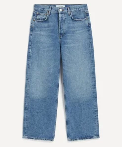 AGOLDE Jeans^Low Curve Fray Jeans in Fray