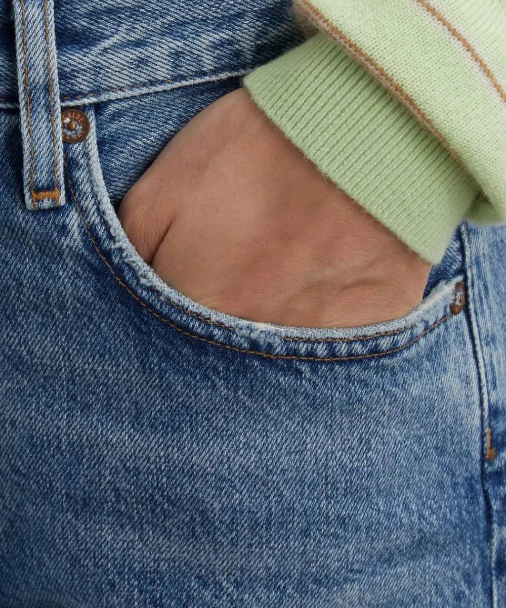 AGOLDE Jeans^Low Curve Fray Jeans in Fray
