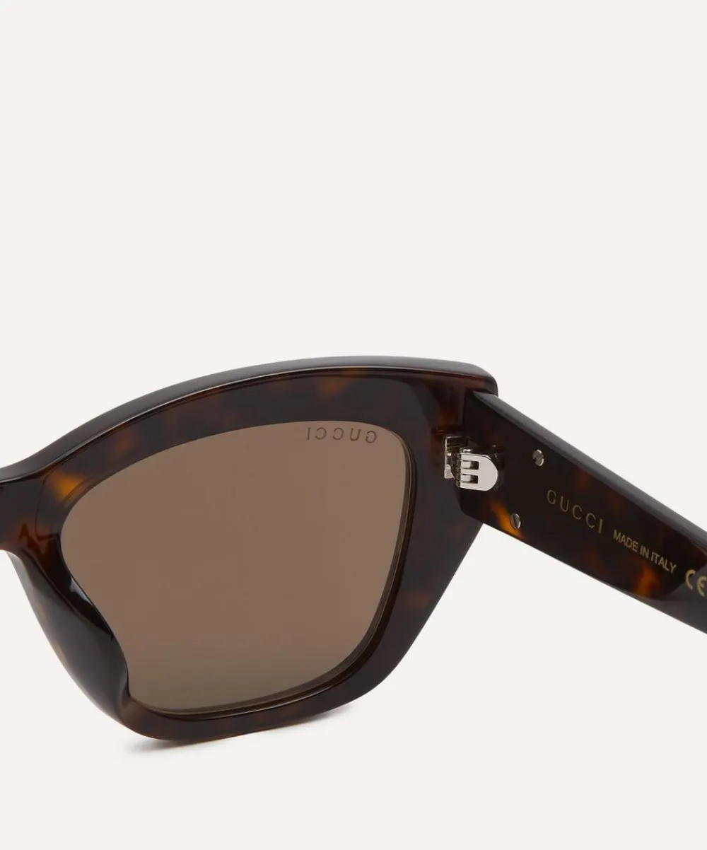 Gucci Sunglasses & Glasses^Low Nose Bridge Cat-Eye Sunglasses