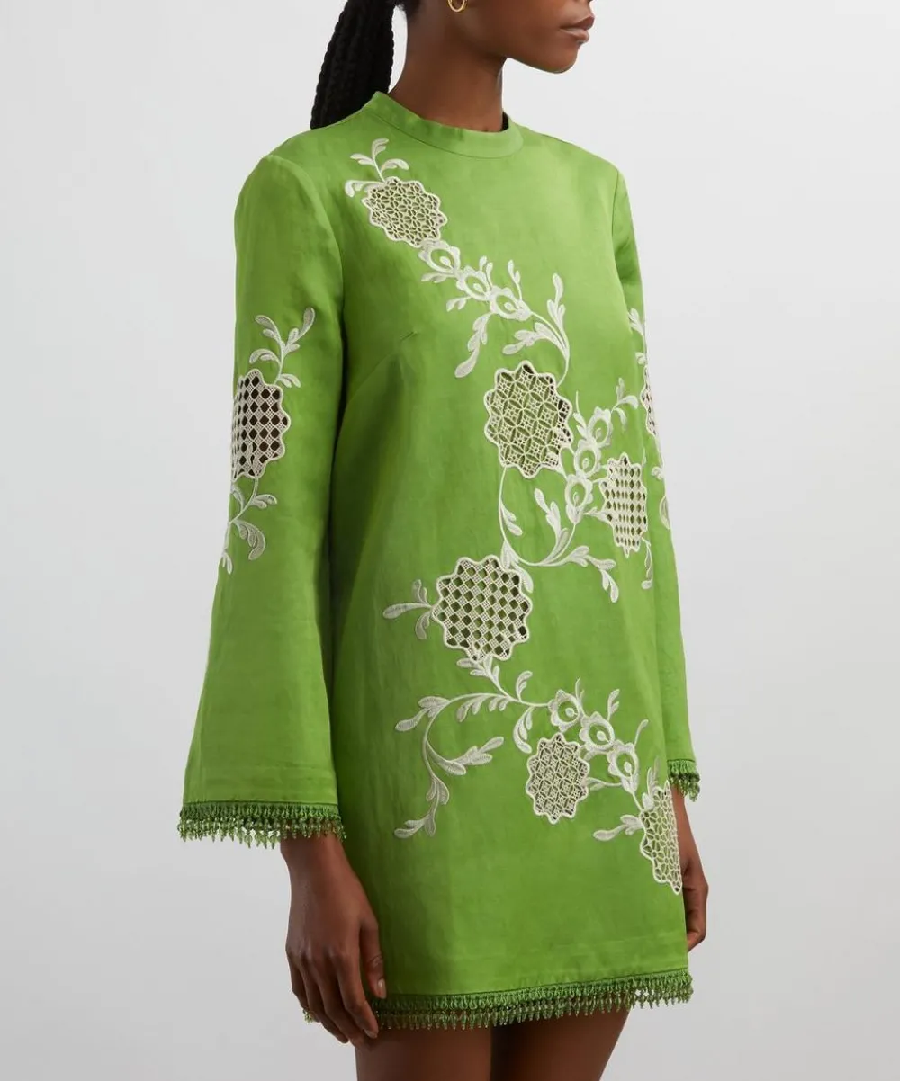 ALÉMAIS Dresses^Luisa Embroidered Mini Dress