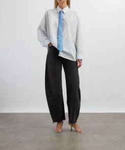 AGOLDE Jeans^Luna High-rise Pieced Taper Jeans in Posses