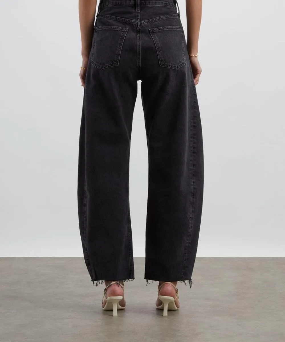 AGOLDE Jeans^Luna High-rise Pieced Taper Jeans in Posses