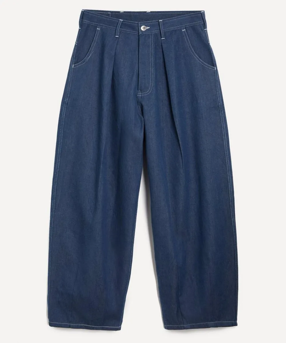 STORY mfg. Jeans^Lush Dark Denim Wonky-Wear Jeans