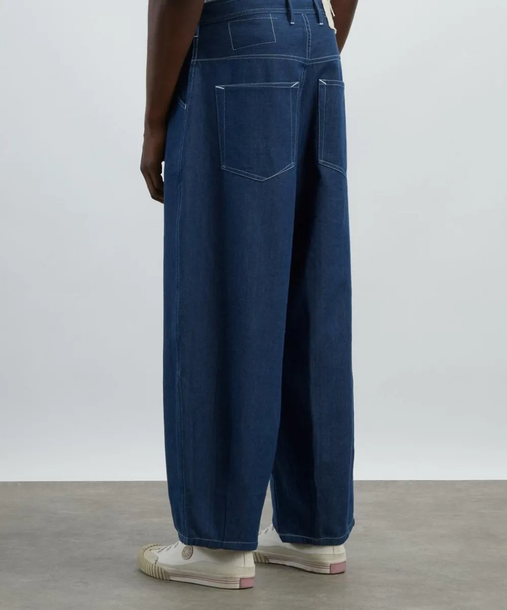 STORY mfg. Jeans^Lush Dark Denim Wonky-Wear Jeans